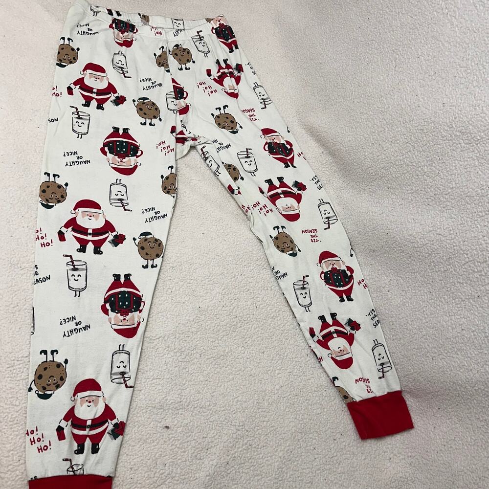 Carters Christmas Pajama Pants Adult Medium Santa Holiday Lounge Sleep Pants - Picture 5 of 6